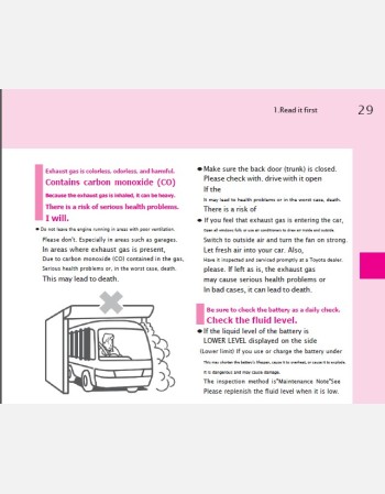 toyota coaster 2015-2016 owners manual in english